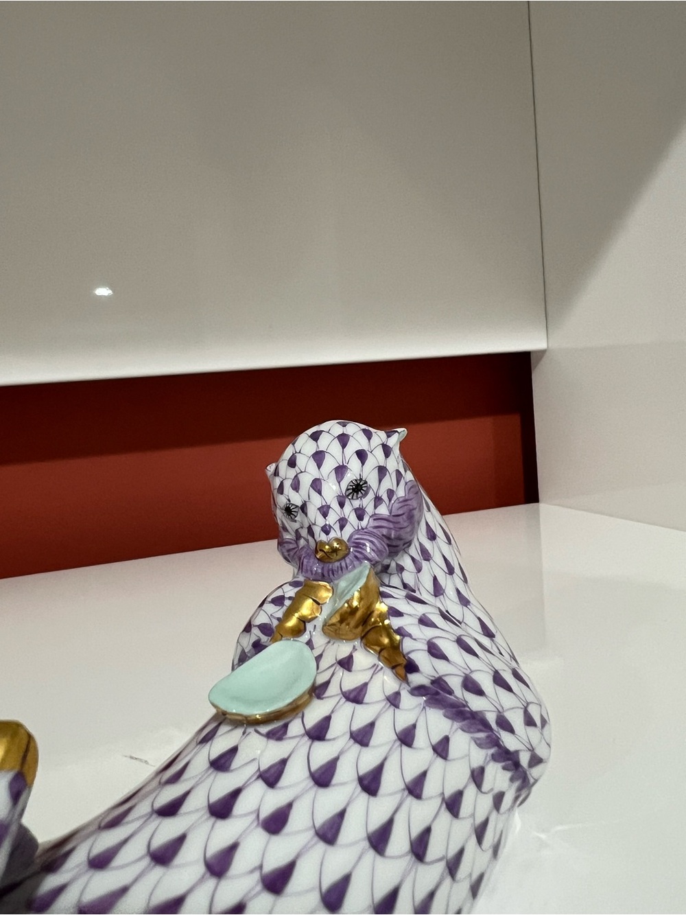 Herend porcelain sea otter figurine - Picture 2 of 10